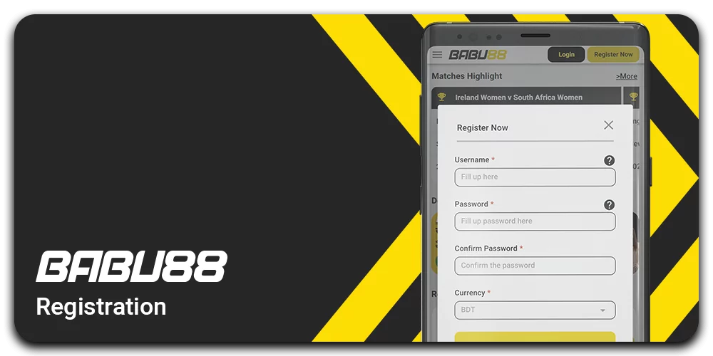 Babu888 Registration Instruction